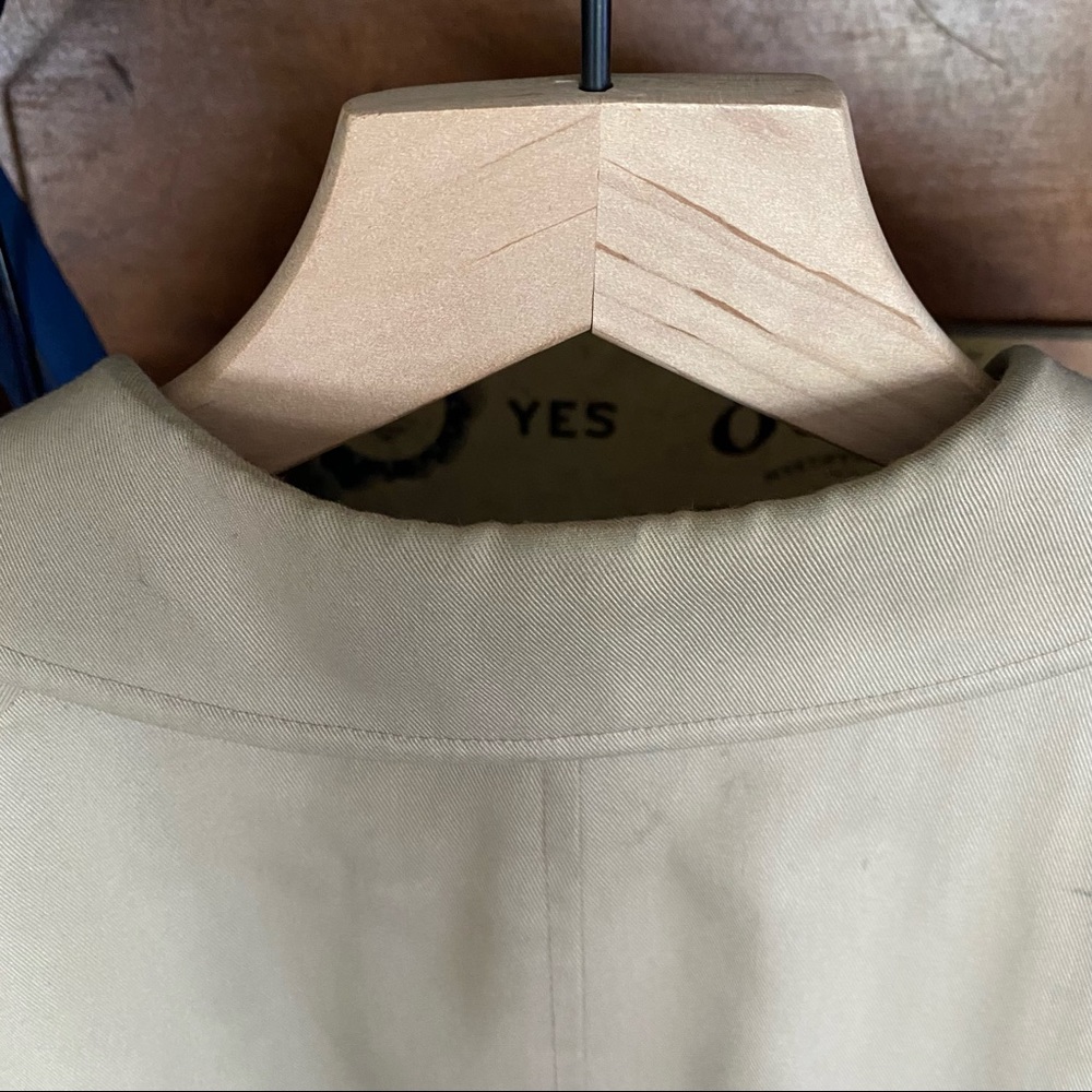 Vintage Burberry Rain Trench Coat Women’s Oversized Medium or Large Men’s Medium - Picture 6 of 16